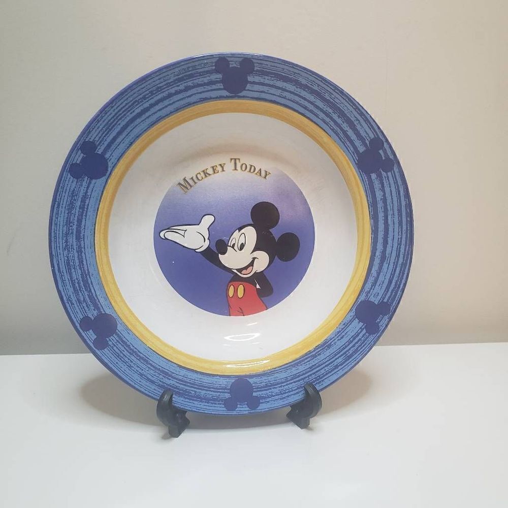 Disney Mickey Mouse Mickey Today Stoneware Bowl‎